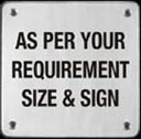 Finger Sign Plates